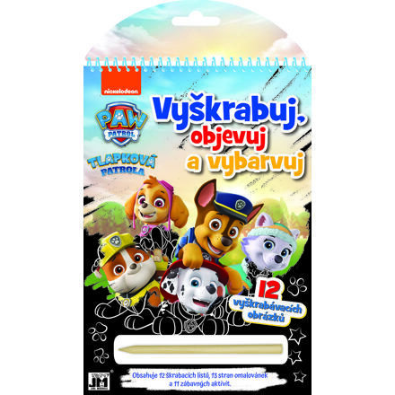 Jiri Models Paw Patrol Vyškrabuj, objavuj a vyfarbuj