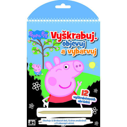 Jiri Models Vyškrabuj, objavuj a vyfarbuj Prasiatko Peppa CZ