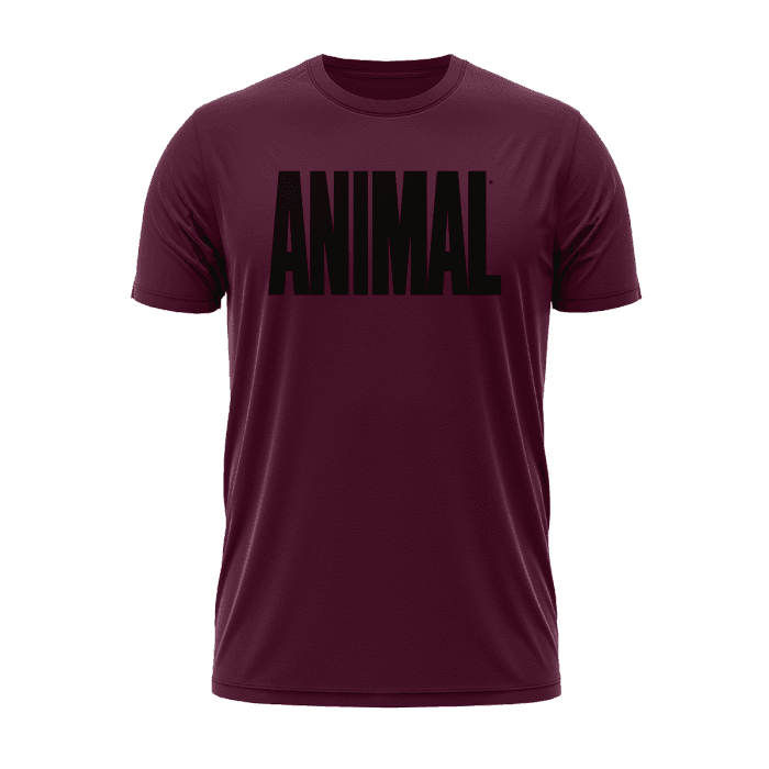 Universal Nutrition Tričko Animal Maroon  XXLXXL