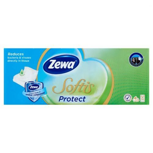 Zewa Protect papierové hygienické vreckovky 10 x 9 ks