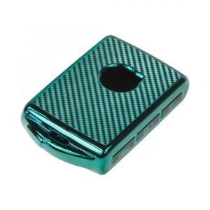 TPU obal kľúča Volvo - carbon zelený