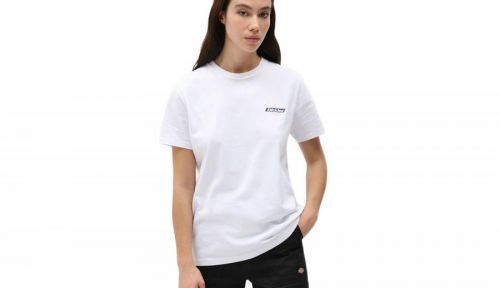 Dickies S/S Ruston W Tee White biele DK0A4XDDWHX