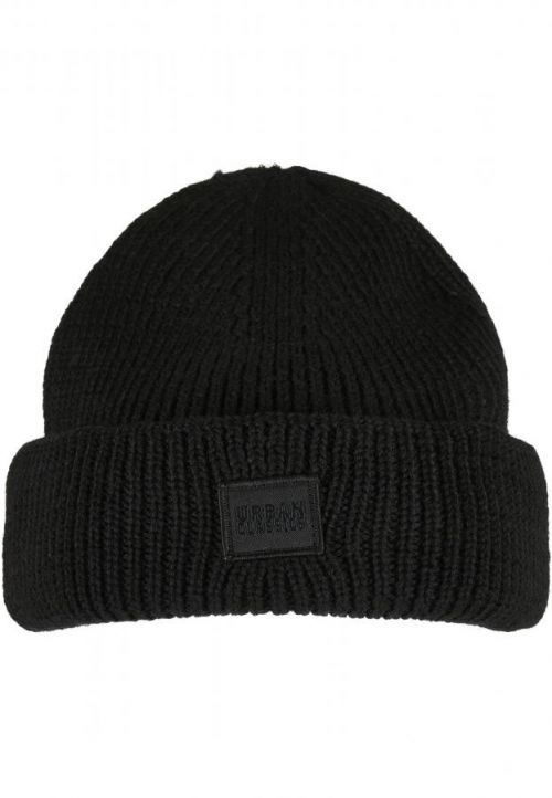 Urban Classics Knitted Wool Beanie black - One Size