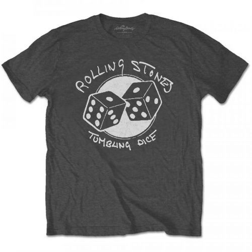 Rolling Stones - Tričko Tumbling Dice - Muž, Unisex, Šedá, XL