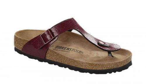 Birkenstock Gizeh BS Magical Metallic Maroon bordová 1020150