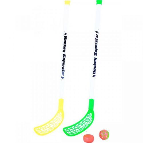 Rappa Hokejky florbalové s loptičkou a pukom 80 cm