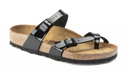 Birkenstock Mayari Birko-Flor Regular Black Patent čierne 71091