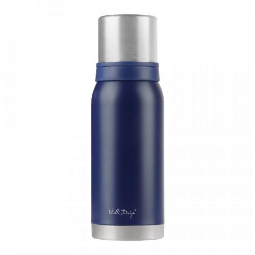 Tmavomodrý cestovný termohrnček Vialli Design Fuori, 1 l