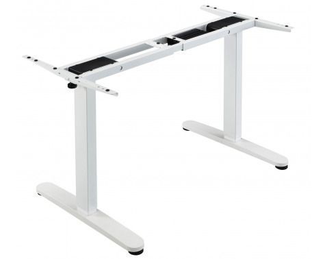 Podnož k písaciemu stolu výškovo nastaviteľná, biela%