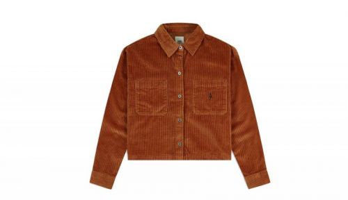 Vans WMNS Surf Supply Ainara Cord Woven LS Shirt hnedé VN0A5JHQ90W