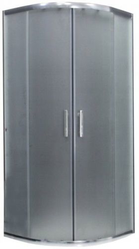 MEXEN - Rio čtvrtkruhový sprchový kout 80x80 cm, mražené sklo, chrom 863-080-080-01-30