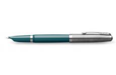 Parker 51 Deluxe Teal Blue CT plnicí pero
