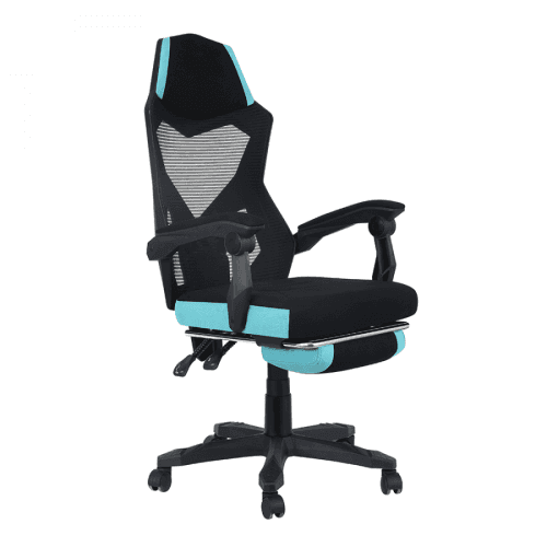 Herné kreslo JORIK sieťovina / plast Tempo Kondela Mentolová