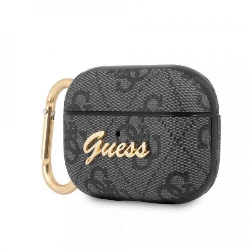 GUAP4GSMK Guess 4G Script PC/PU Pouzdro pro Airpods Pro Grey