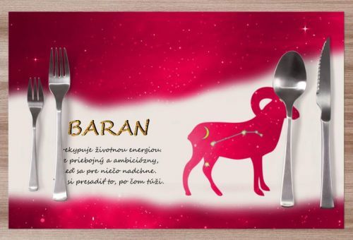 Prestieranie Baran (21.3. - 20.4.) - červené