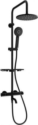 MEXEN - KT40 vanový sloup s termostatickou baterií, černá 779004093-70