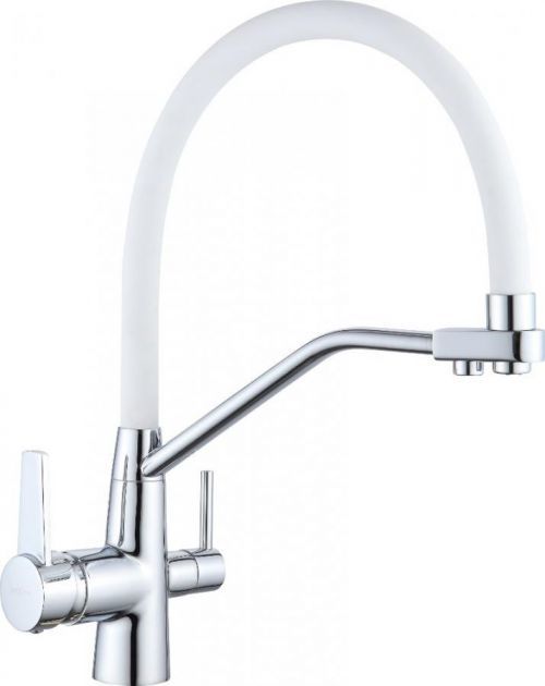 MEXEN - Duo kuchyňská baterie chrom / bílá 671701-02