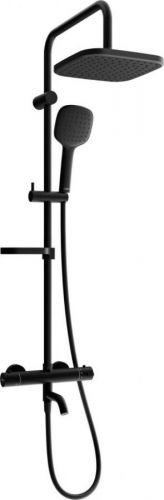 MEXEN - KX33 vanový sloup s termostatickou baterií, černá 779003391-70