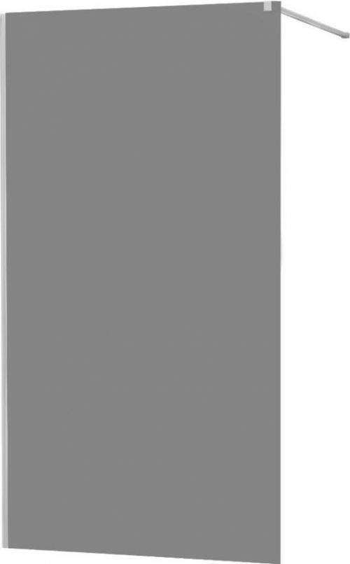 MEXEN - KIOTO Sprchová zástěna WALK-IN 90x200 cm 8 mm, chrom, kouřové sklo 800-090-101-01-40