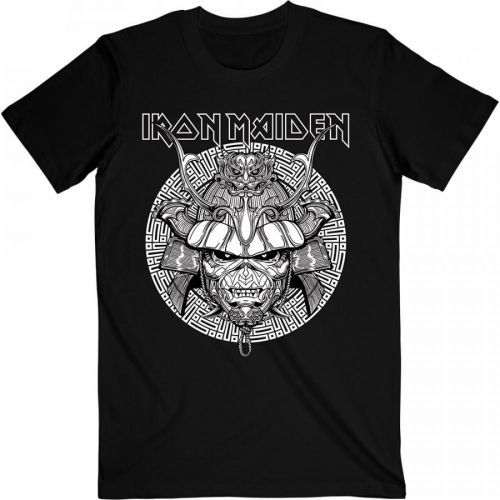 Iron Maiden - Tričko Samurai Graphic White - Muž, Unisex, Čierna, S
