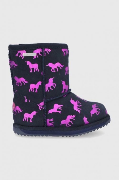 Emu Australia - Detské semišové snehule Rainbow Unicorn Brumby