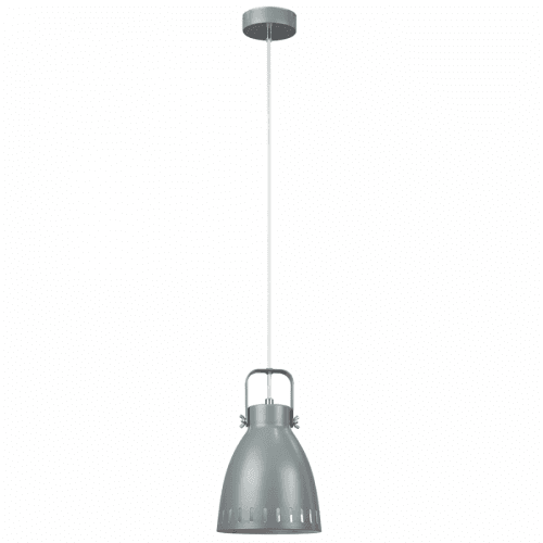 Visící lampa, šedá / kov, AIDEN typ3