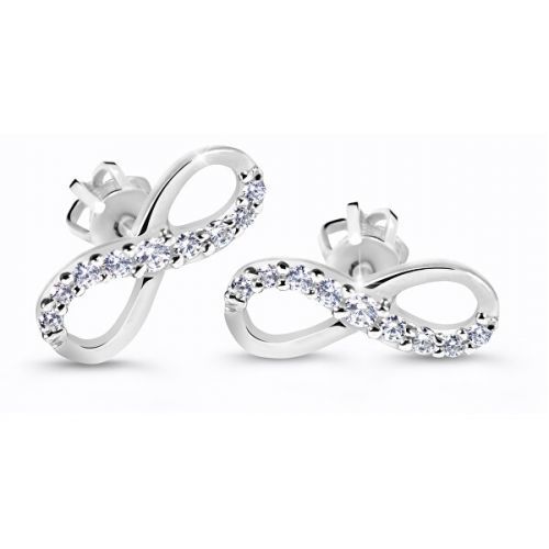 Cutie Jewellery Úžasné náušnice v tvare nekonečna Z60149-30-10-X-2