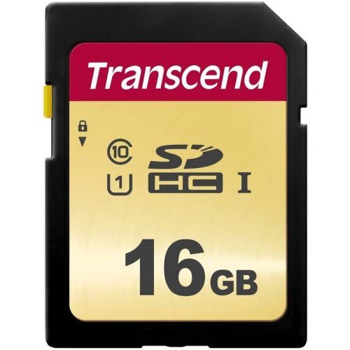 Pamäťová karta Transcend 500S SDHC 16GB UHS-I U1 (Class 10) (95R/60W) (TS16GSDC500S) pamäťová karta • microSDXC • 16 GB • čítanie 95 MB/s, zápis 60 MB