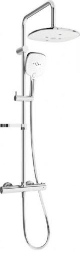 MEXEN - KX17 Sprchový sloup s termostatickou baterií, chrom / bílá 771501791-02