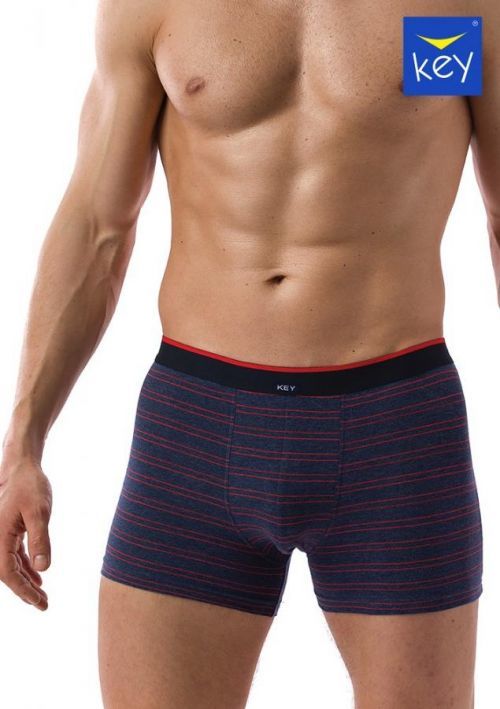 Pánske boxerky Key MHX 300 B21 M-2XL šedá-žltá L