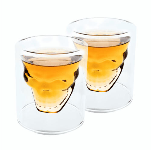 Termo pohár lebka, 2ks, 250ml, HOTCOOL TYP 8