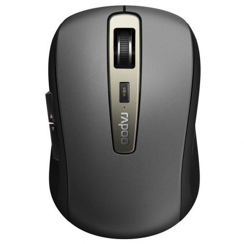 Myš Rapoo MT350 sivá bezdrôtová myš • spojenie prostredníctvom Bluetooth 3.0, Bluetooth 4.0 a 2,4 GHz technológie • možnosť pripojenia až 3 zariadení