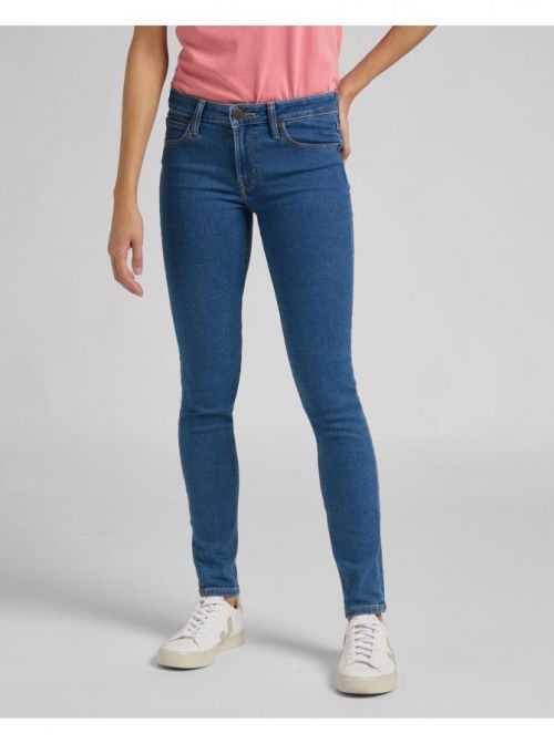 Skinny fit pre ženy Lee - modrá