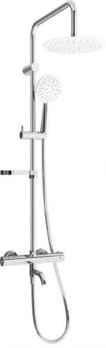 MEXEN - KX67 vanový sloup s termostatickou baterií, chrom/bílá 779006791-00