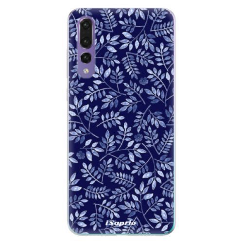 Odolné silikónové puzdro iSaprio - Blue Leaves 05 - Huawei P20 Pro