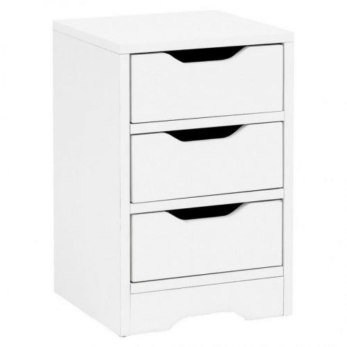 Nočný Stolík Nachtkästchen Š: 31 Cm Biely