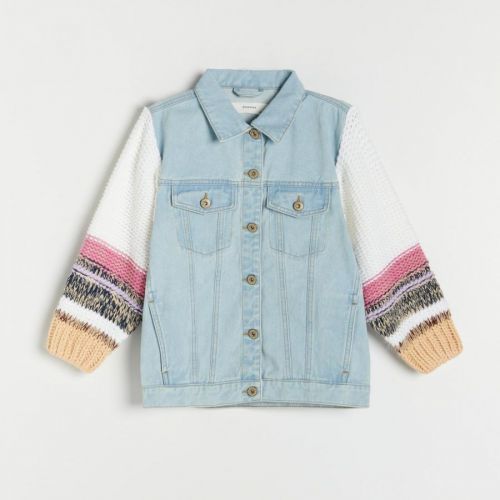 Reserved - Girls` jacket - Modrá