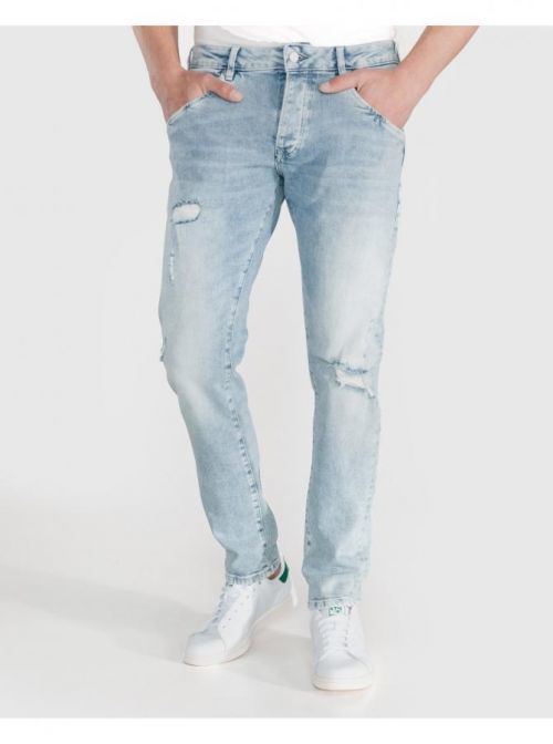 Straight fit pre mužov Pepe Jeans - modrá