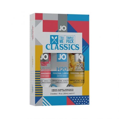 JO H2O TRI ME Classic sada 3ks lubrikačných gélov