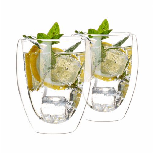 Termo sklenice, set 2 ks, na vodu, 350 ml, HOTCOLD TYP 10