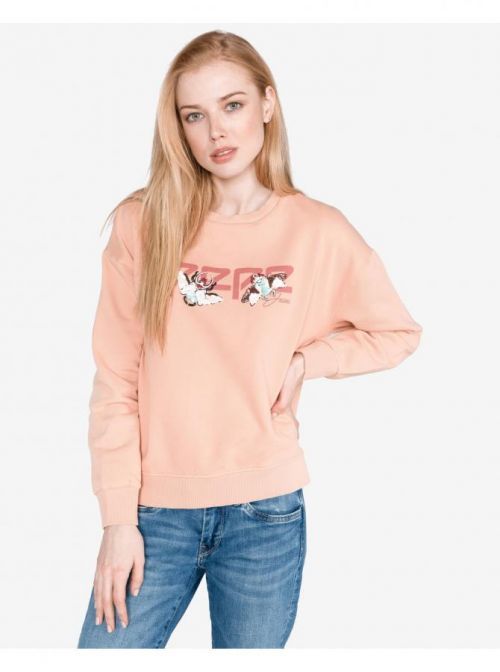 Mikiny pre ženy Pepe Jeans - oranžová
