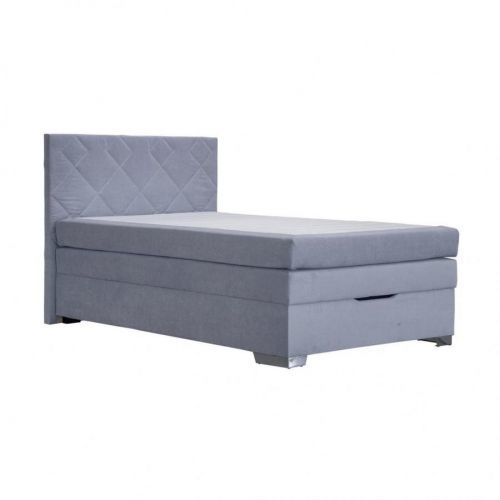 Boxspring Posteľ Johana Pl: 140/200 Cm, Sivomodrá