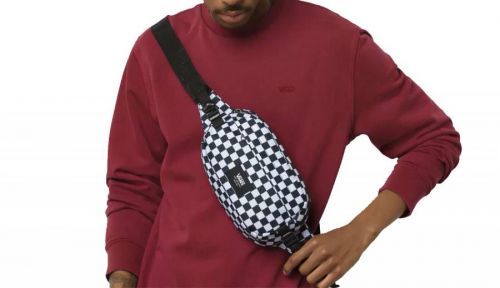 Vans MN Aliso II Hip Pack Black White Check biele VN0A3I6CHU01