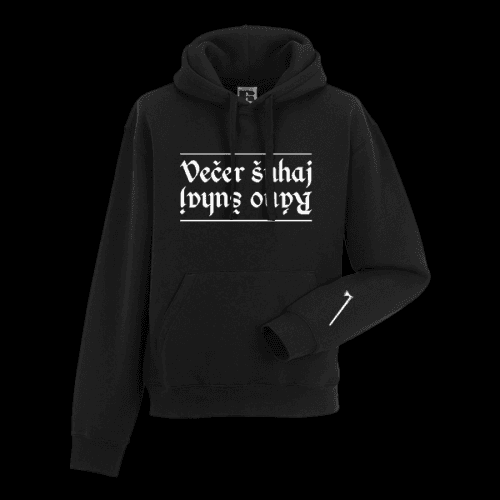 Bekim - Mikina Ráno šuhaj, večer šuhaj - Muž, Čierna, XS