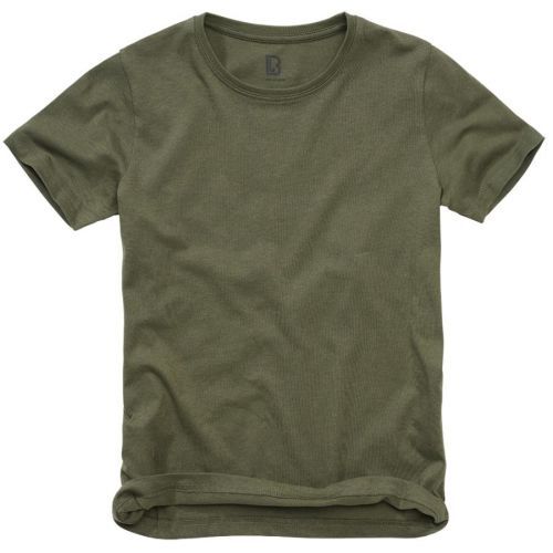 Tričko detské Brandit Kids T-Shirt - olivové, 134/140