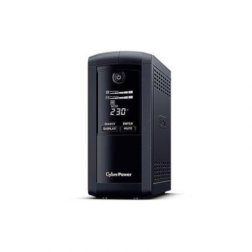 Záložný zdroj Cyber Power Systems Value PRO SERIE GreenPower UPS 700VA/390W, FR zásuvky (VP700ELCD-FR) záložní UPS systém • jednofázový • věžové prove