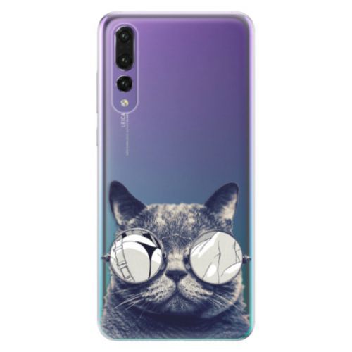 Odolné silikónové puzdro iSaprio - Crazy Cat 01 - Huawei P20 Pro