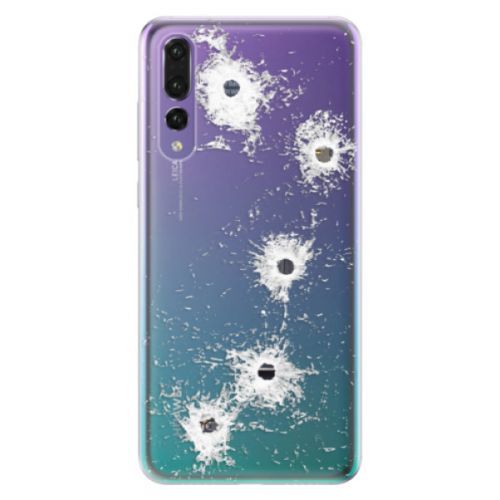 Odolné silikónové puzdro iSaprio - Gunshots - Huawei P20 Pro