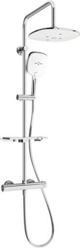 MEXEN - KT17 Sprchový sloup s termostatickou baterií, chrom / bílá 771501793-02