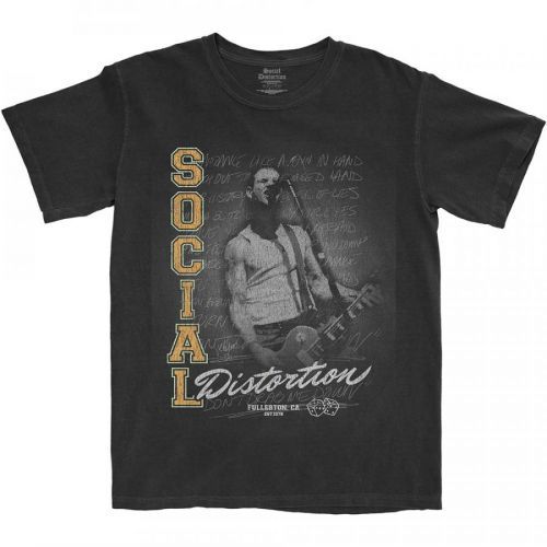 Social Distortion - Tričko Athletics - Muž, Unisex, Čierna, S